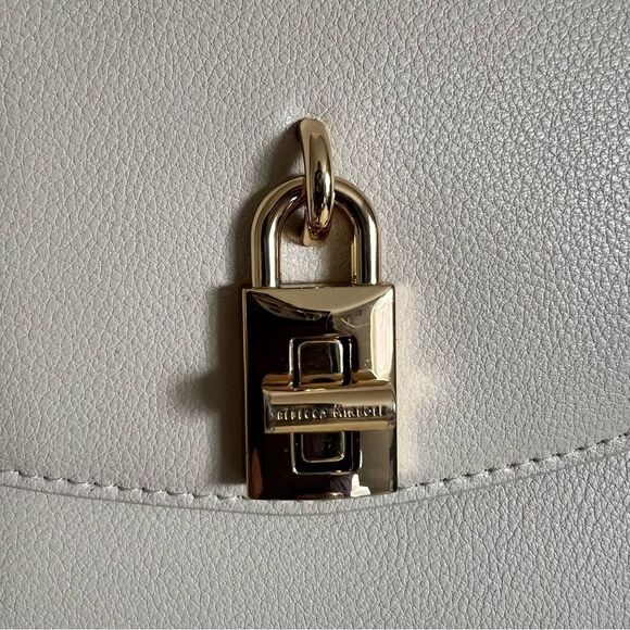 Rebecca Minkoff Love Too Leather Crossbody Bag in Cream NEW MSRP $298 (flawed) - Picture 3 of 9